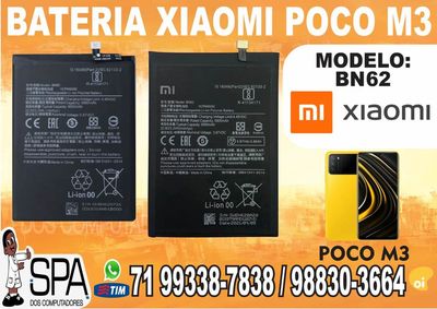 Bateria Bn62 Compatível com Xiaomi Redmi Poco m3 em Salvador BA