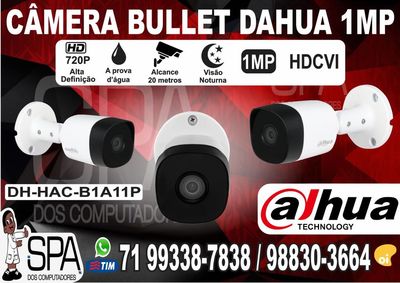 Câmera Bullet de Segurança Dahua IR 1mp Hdcvi Dh-hac-b1a11p em Salvado
