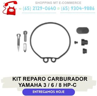 Kit Reparo Carburador Yamaha 3 / 6 / 8 Hp - C