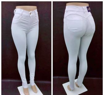 Calça Jeans Branca Fabrica Goiânia