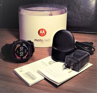 Smartwatch Motorola Moto 360 Sport Preto Bluetooth Novo!!!