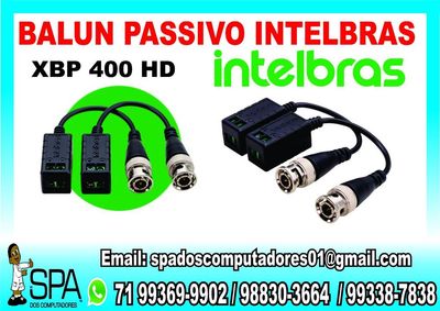 Balun Passivo Xbp 400 Hd Intelbras