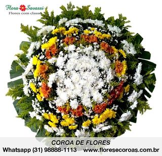 Coroas de Flores Velório Cemitério da Lagoa em Pedro Leopoldo MG