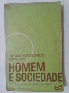 Livro Homem e Sociedade Fernando Henrique Cardoso