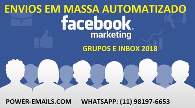 Facebook Grupos e Inbox Automatizado Envios em Massa 2018