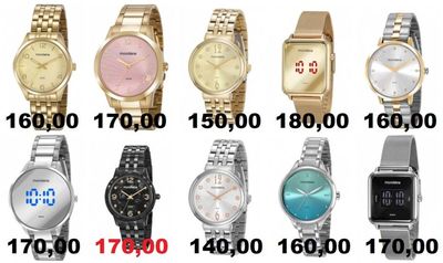 Relógio Feminino. Preços nas Fotos. 50 Metros. 100% Originais