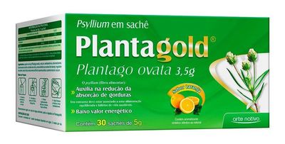 Planta Gold C/30 Sachês Plantago Ovata (psyllium)