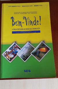 Livro "bem-vindo" Português para Estrangeiros