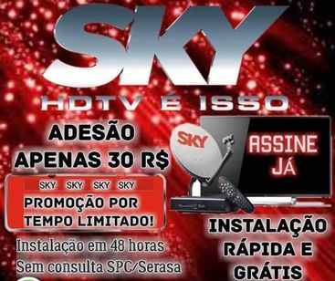 Sky TV a Cabo e Internet