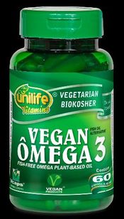 ômega 3 Vegano (vegetais)