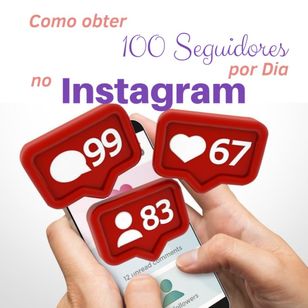 100 Seguidores por Dia no Instagram