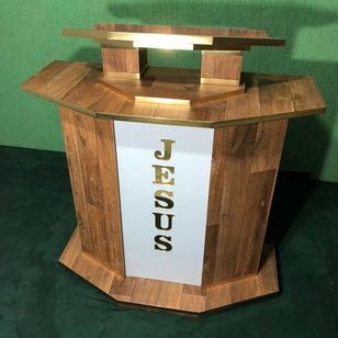 Púlpito de Madeira Modelo-moisés para Igrejas e Capelas