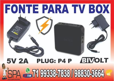 Fonte de 5v-2a para Tvbox em Salvador BA