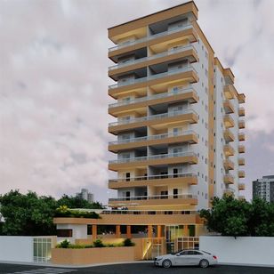 Apartamento com 76 m2 - Guilhermina - Praia Grande SP