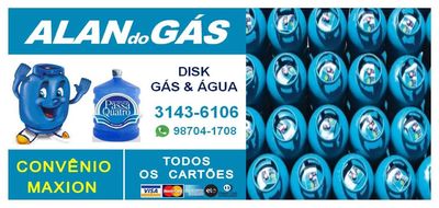 Alan do Gás - Disk Gás e água em Cruzeiro SP