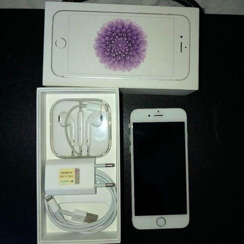 Iphone 6 Silver 64g 1500 com Nota Fiscal