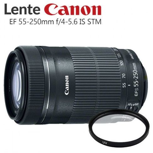 Lente Canon Ef S 55 250mm F/4 5.6 Is Stm