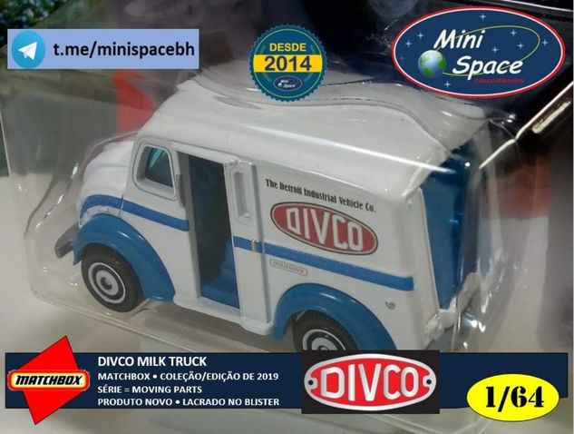 Matchbox Divco Milk Truck Cor Branco 1/64