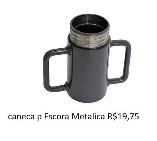 Caneca Rosca Luva Kit P Escora Metalicà Venda em Rio Verde