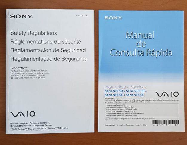 Notebook 13.3" - Sony - Série Vpcsb