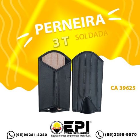 Perneira 3talas Soldada Premium Epi Total Segurança Cuiabá MT
