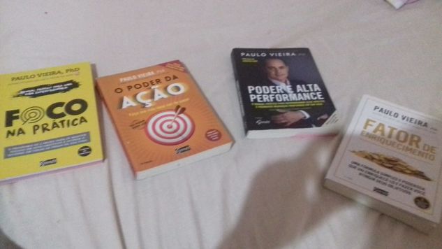 4 Livros Paulo Vieira R$30