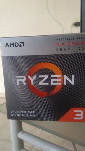 R$ 750 Processador Amd Ryzen 3 3200g 3.6ghz Cache 6mb Produto Novo 75