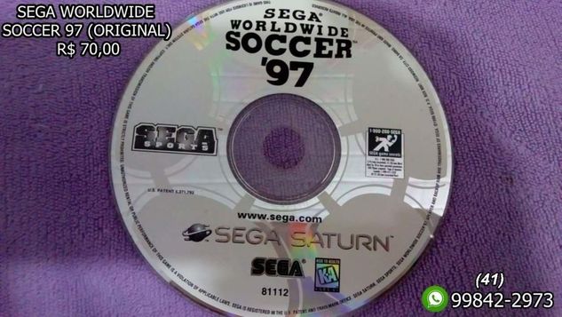 Sega Worldwide Soccer 97 (sega Saturn)