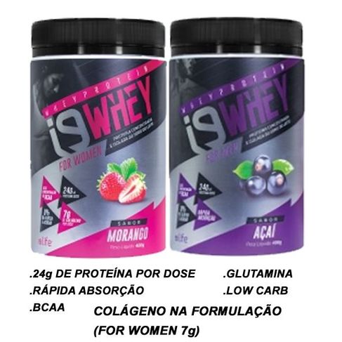 Whey Protein 400g(colágeno na Formula For Women)