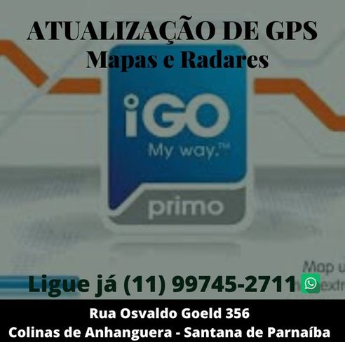 Atualizar Gps Santana de Parnaíba Mapas e Radares