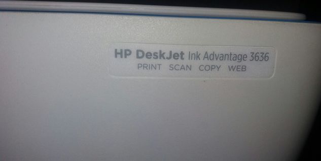 Impressora Multifuncional Hp Deskjet Ink Advantage 3636 Jato de Tinta