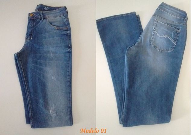 Calça Jeans Feminina Atacado e Varejo Diversos Modelos em Jeans