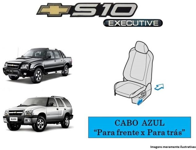 Cabo Azul Banco Elétrico S10 e Blazer 97 a 11 - 1 Unidade