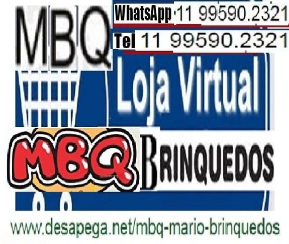 Mbq Brinquedos Zona Norte São Paulo SP / Loja Virtual e / ou Mbq