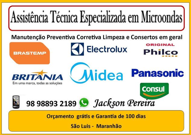 Microondas Conserto em São Luis Maranhão