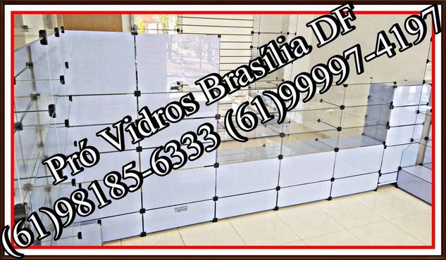 Balcão de Vidro, Prateleira, Vitrine de Vidro, Asa Sul, no Df,brasilia