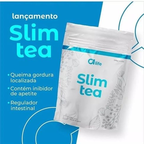 Kit 8 Chás Slim Tea + Pulseira Magnética