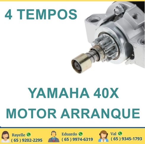 R$ 1 Simular Empréstimo Motor de Partida Yamaha 40x Motor 4 Tempos