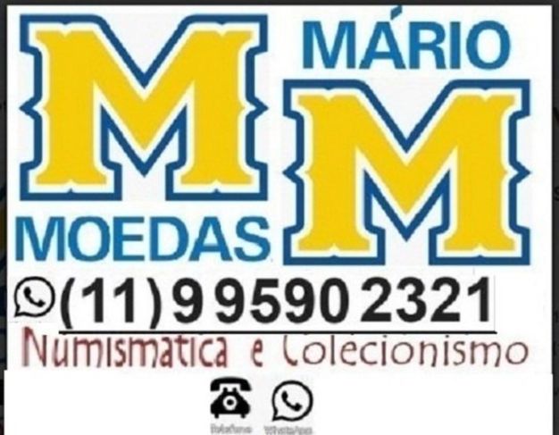 Mario Moedas e Cédulas SP Colecionismo São Paulo