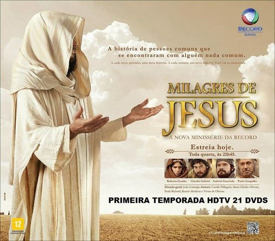 Milagres de Jesus Hdtv 1* Temporada Completa em 21 Dvds