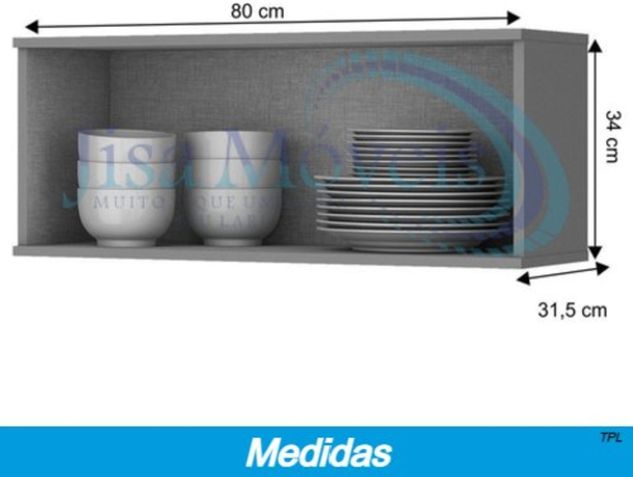 Armário Aéreo Connect Plus, Montagem e Frete Grátis*