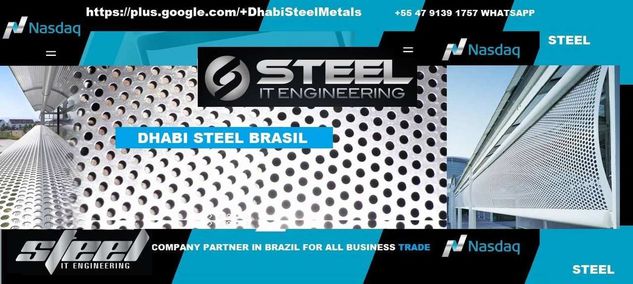 Dhabi Steel Brasil Aço Inoxidável em Tubos, Chapas, Slitters
