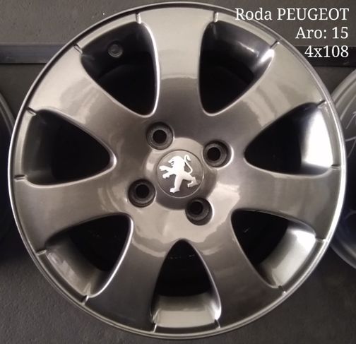 4 Rodas Original Peugeot - 15x6 - 4x108
