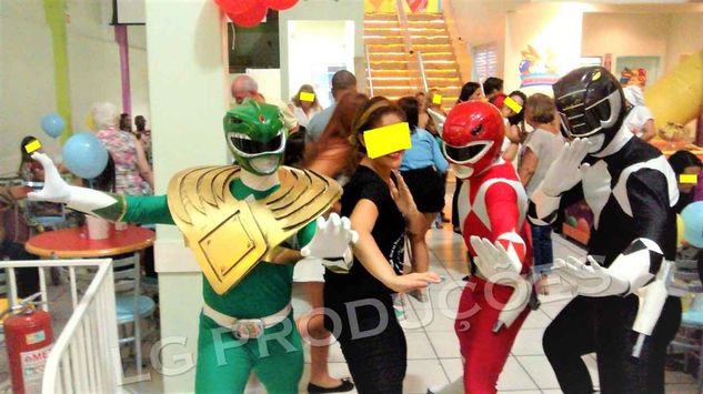 Power Rangers Cover Personagens Vivos Festa Infantil