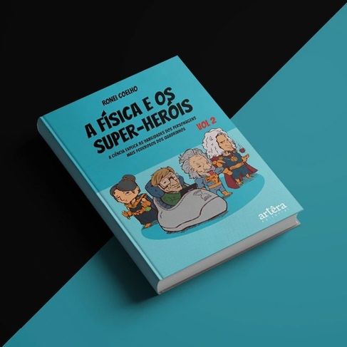 Livros a Física e Os Super-heróis em 2 Volumes