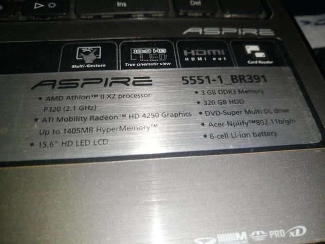 Placa Mãe Acer Aspire 555-1 Series