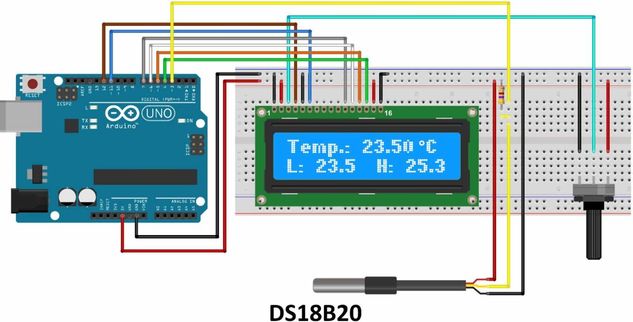 Sensor de Temperatura Ds18b20 Arduino