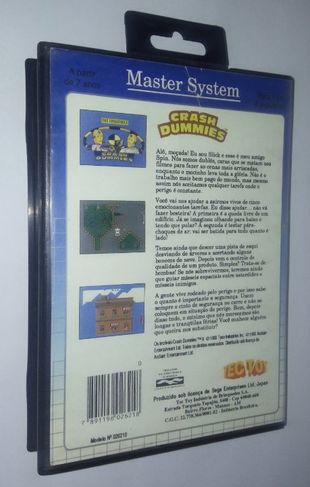 Master System Crash Dummies Sega Tec Toy