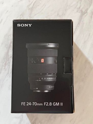 Nova Sony Fe 24 70mm F2.8 GM II G Lente
