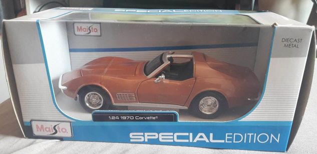 Miniatura Maisto Corvette 1970 Special Edition na Escala 1/24